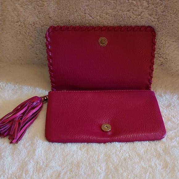 🌺 NEW Urban Expressions Vegan Leather Clutch Bag - Picture 5 of 10